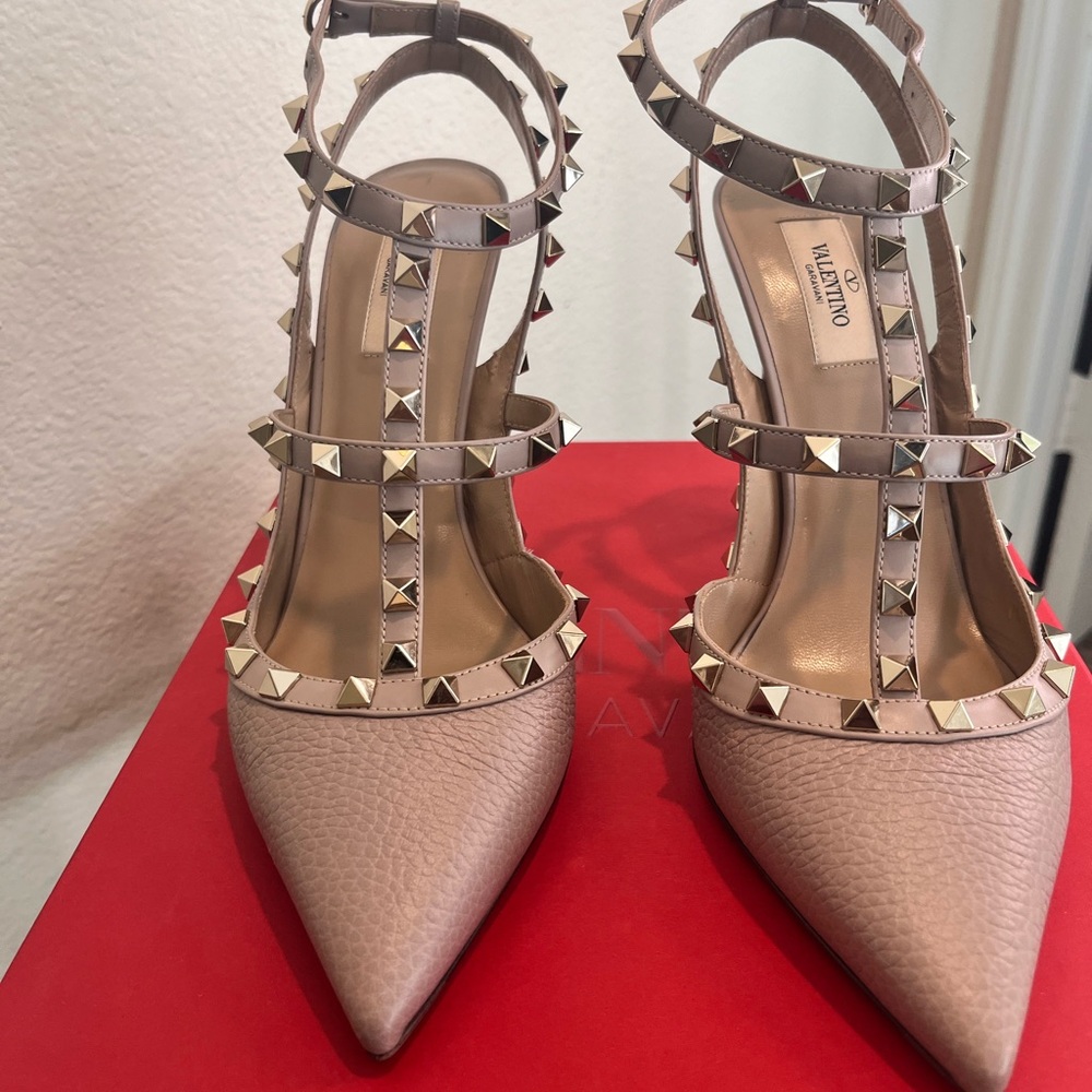 Valentino Women's Blush Studded Heels